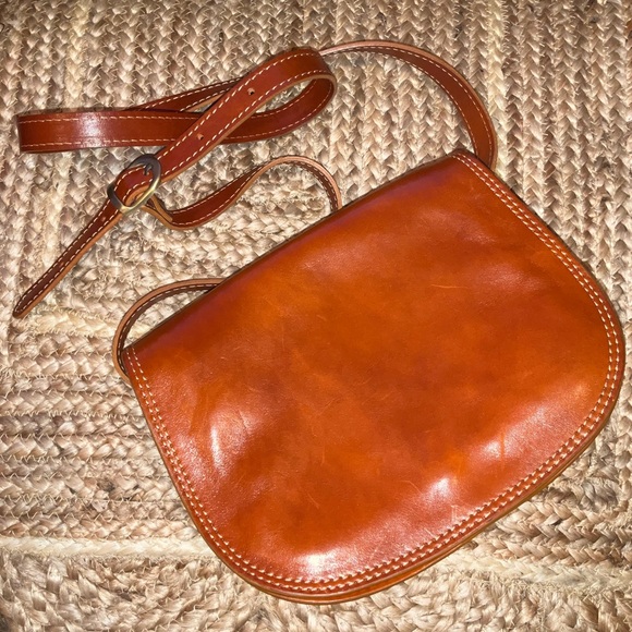 Handbags - GENUINE LEATHER MADE IN ITALY CROSSBODY BAG